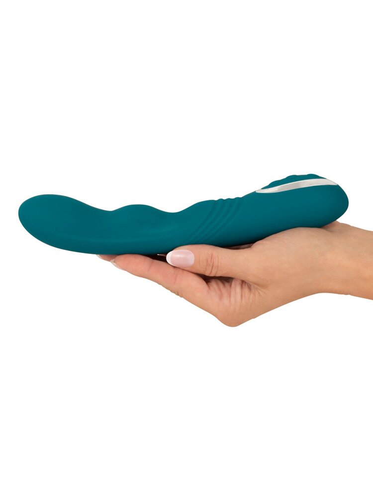 22.8cm Rotating G-Spot Silicone Vibrator Sweet Smile Orion