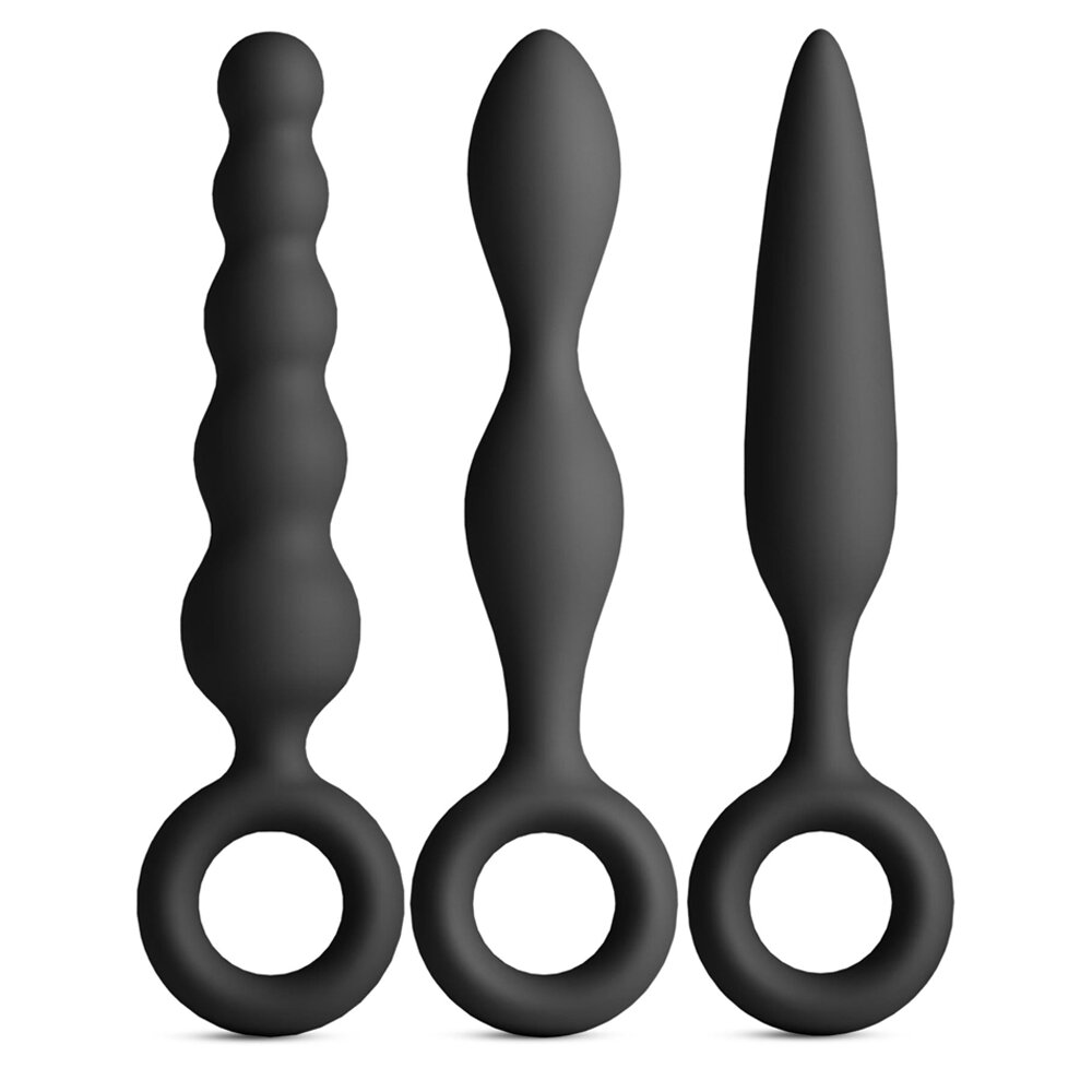 3.4cm Ø Renegade Trio Anal Plug Silicone Kit NS Novelties
