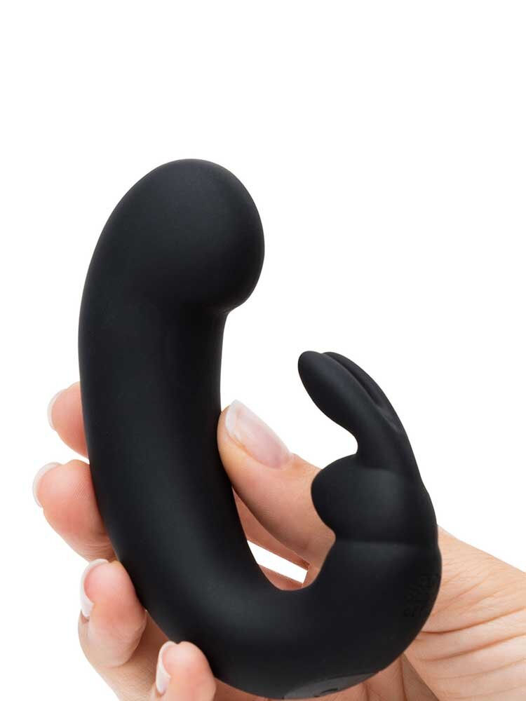 10.9cm G-Spot Rabbit Vibrator Black Fifty Shades of Grey