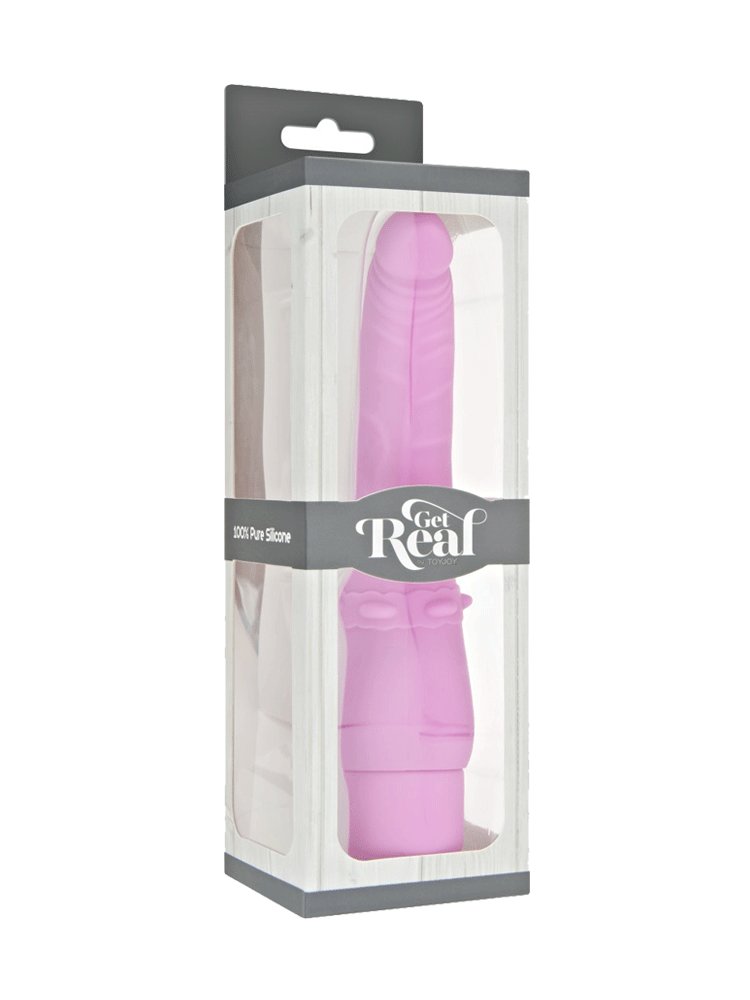 Get Real Smooth Realistic Vibrator 21cm Pink by ToyJoy