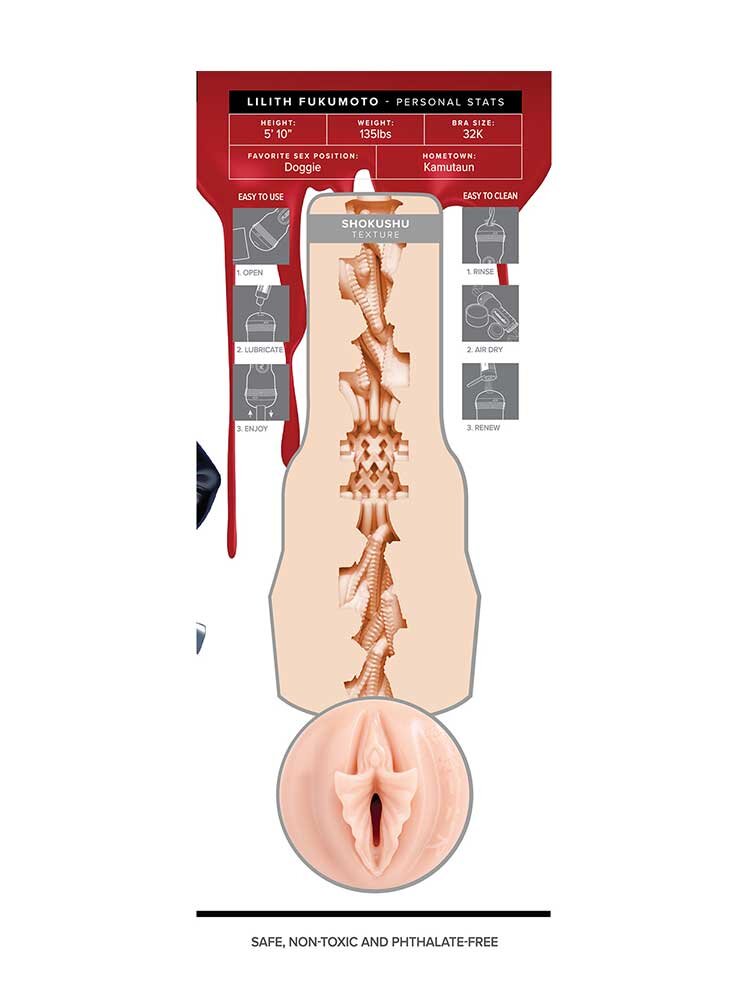 Fleshlight Fantasy Lilith Fukumoto Shokushu Texture Vagina