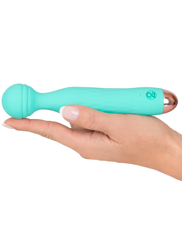 17.0cm Silk Touch Silicone Rechargable Wand Vibrator Orion