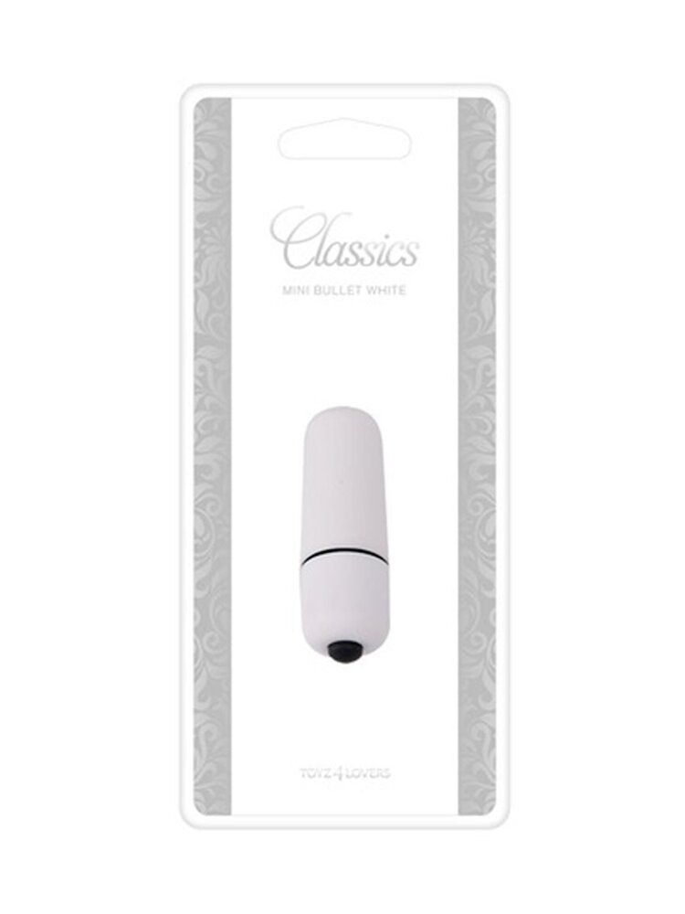 5.5cm Classic Mini Clitoral Bullet White Toyz4Lovers