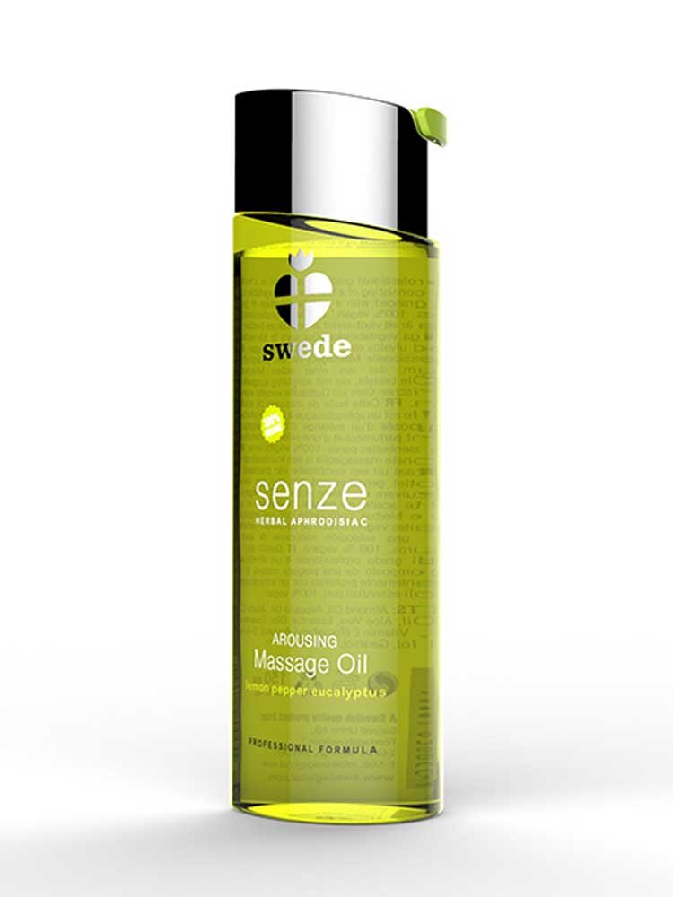 Senze Arousing Massage Oil 75ml  Lemon/Pepper/Eucalyptus by Swede