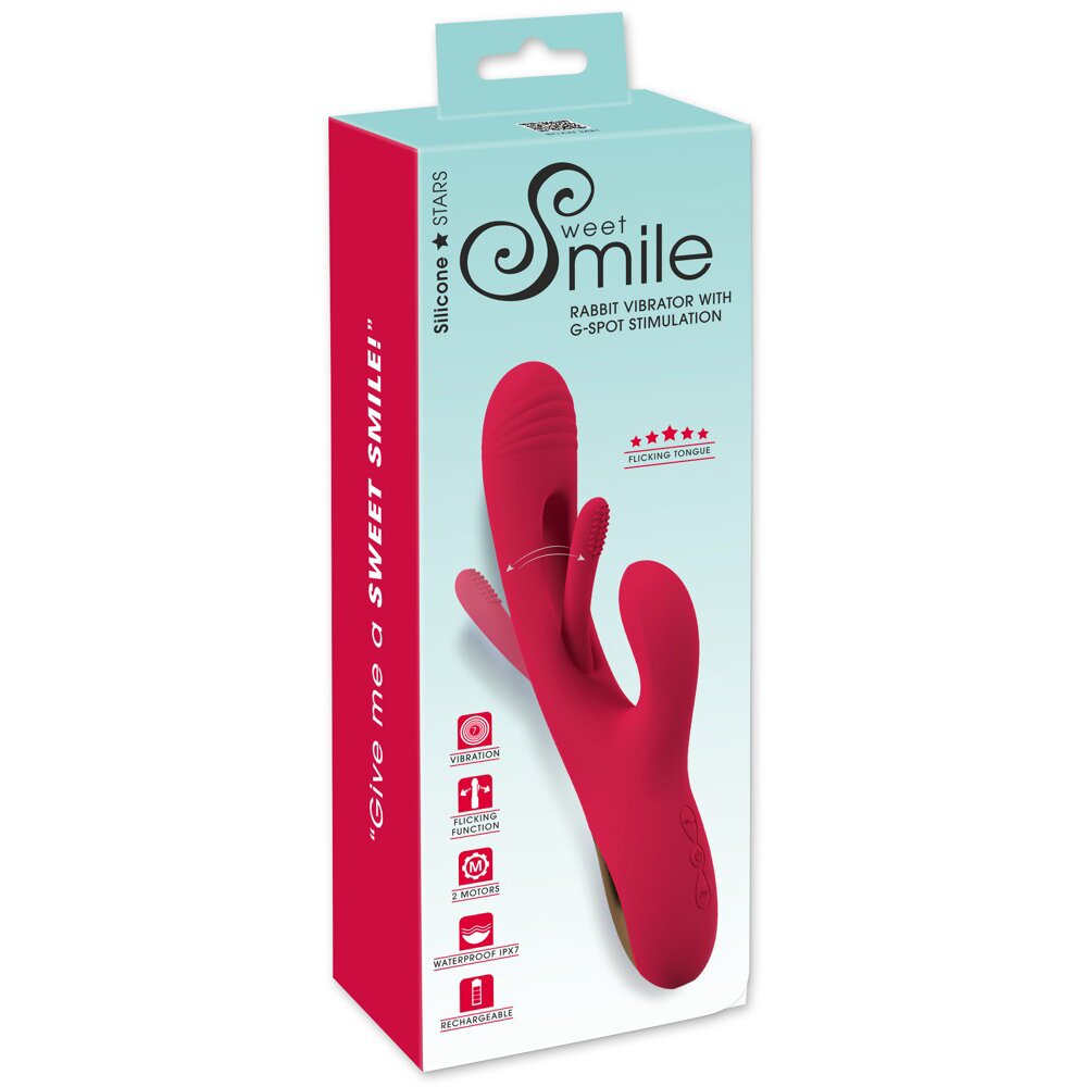24.1cm Rabbit Vibrator with G-Spot Stimulation Sweet Smile Orion