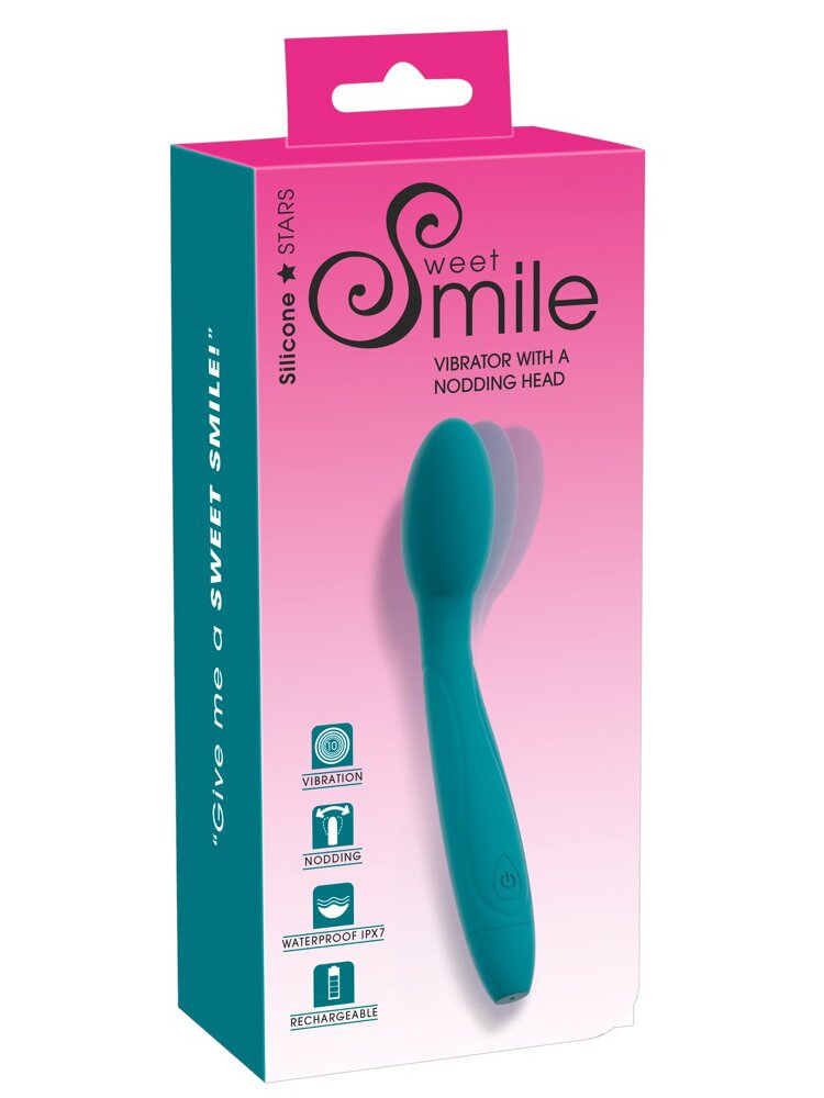 18.2cm G-Spot Vibrator with a Nodding Head Sweet Smile Orion