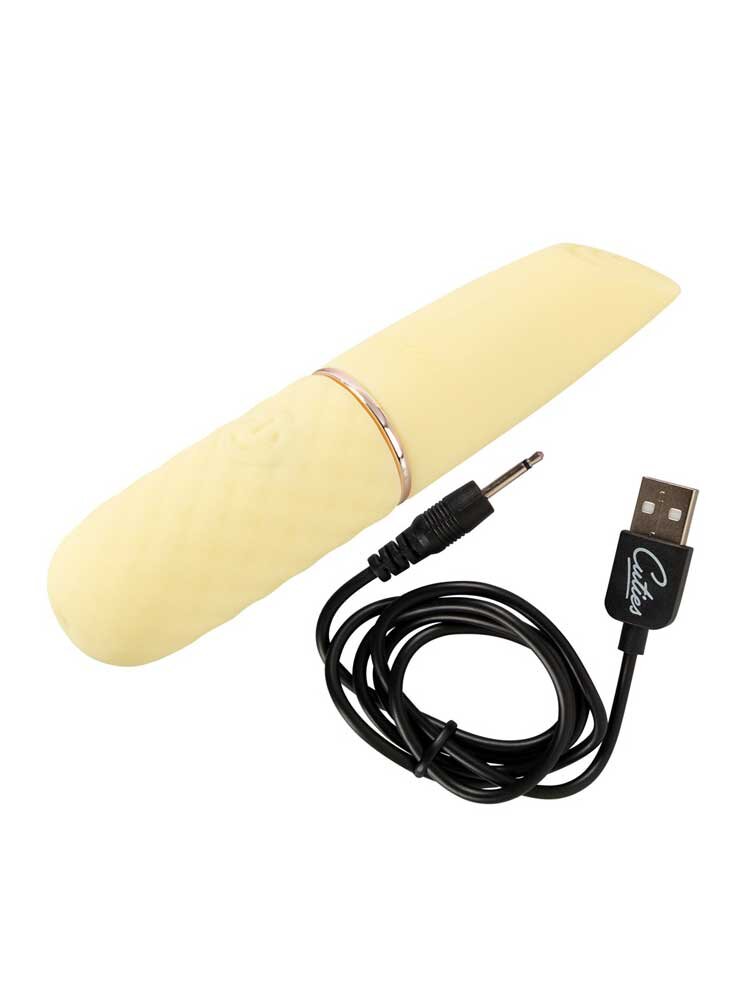 10.5cm Cuties Silky Touch Mini Vibrator Yellow You2Toys