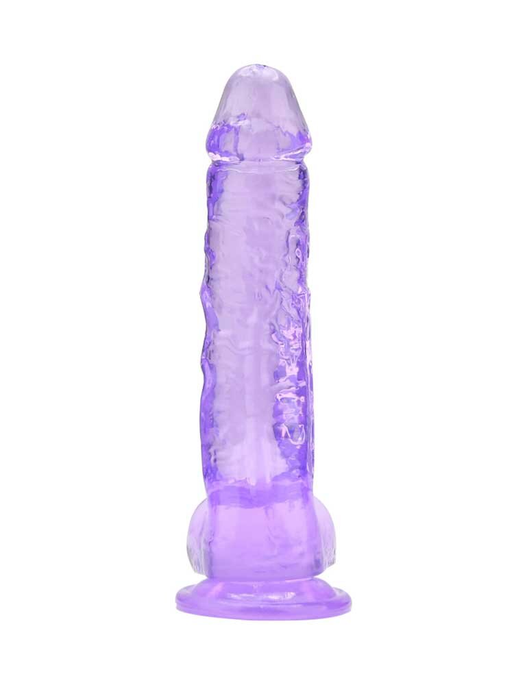 20.0cm Dildo with Balls Purple Loving Joy