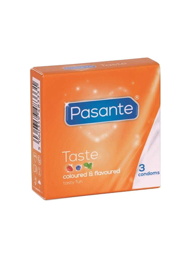 Taste Condoms 3 pack Pasante