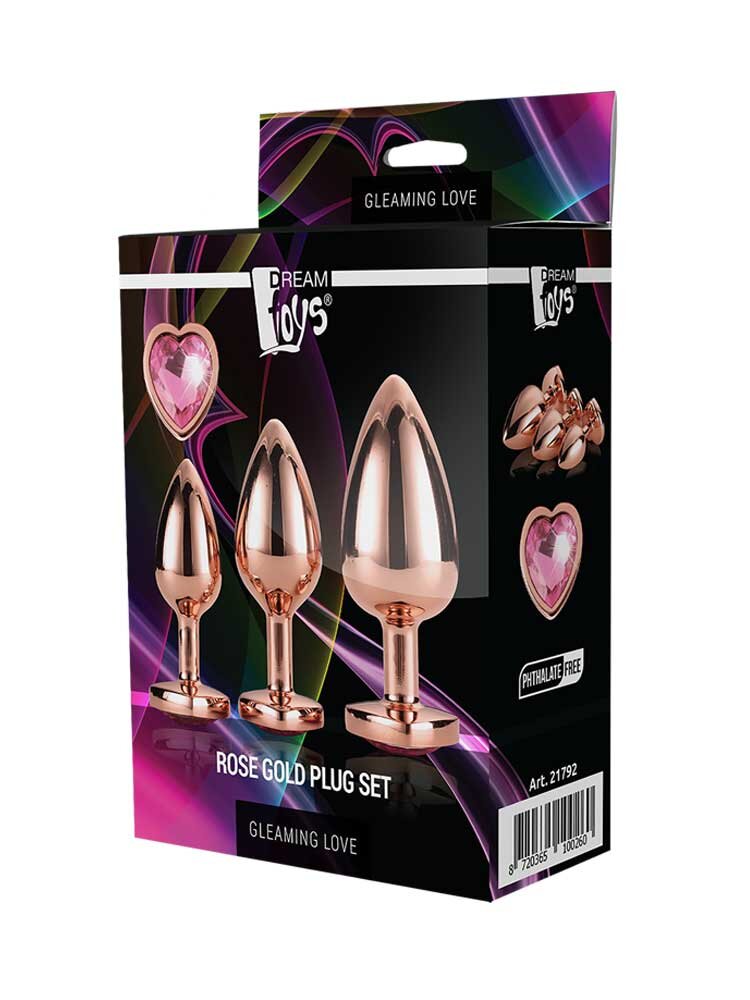 Gleaming Love Trainer Kit Rose Gold Heart Gem by Dream Toys