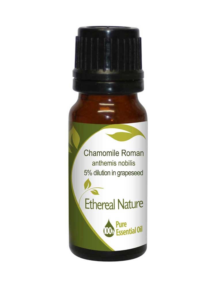 Χαμομήλι Ρωμαϊκό (Roman Chamomile) 5% σε σταφυλέλαιο Αιθέριο Έλαιο 10ml Nature & Body
