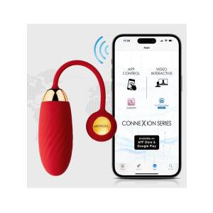 Ella Neo Vibrating Egg with App Red Svakom