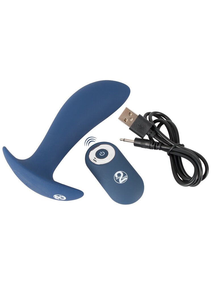 3.3cm Ø Remote Controlled USB Rechargable Soft Touch Butt Plug 12.0cm Orion