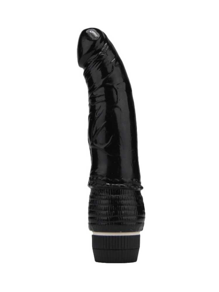 17.0cm Realistic Vibrator Black Loving Joy