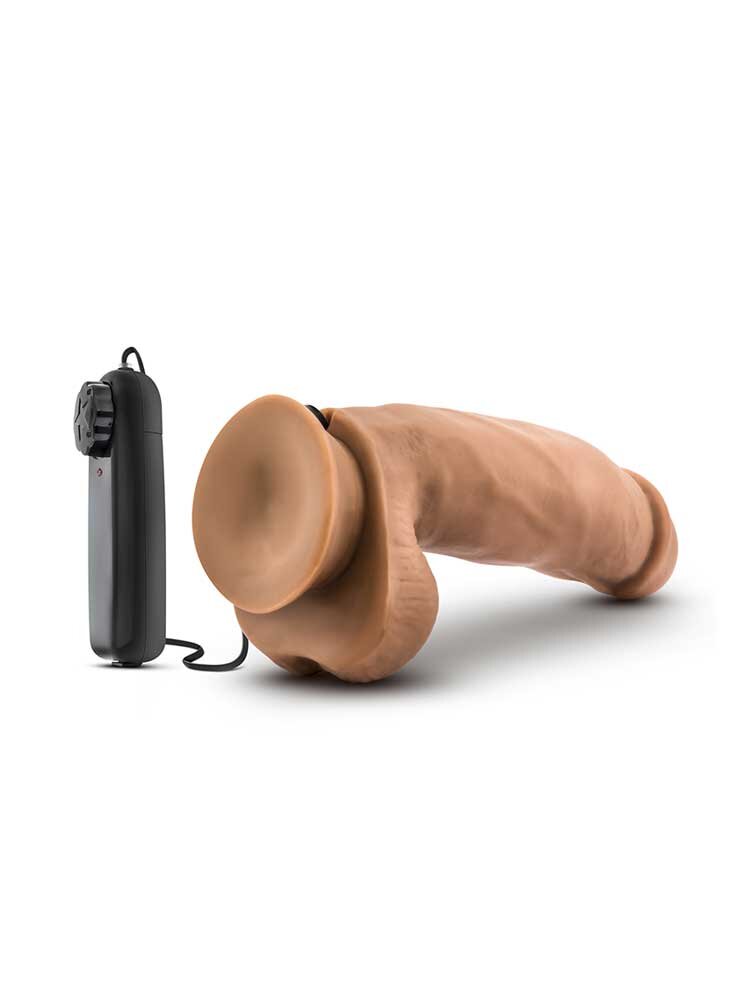 17.7cm MMA Fighter Loverboy Vibrator Brown Blush Novelties