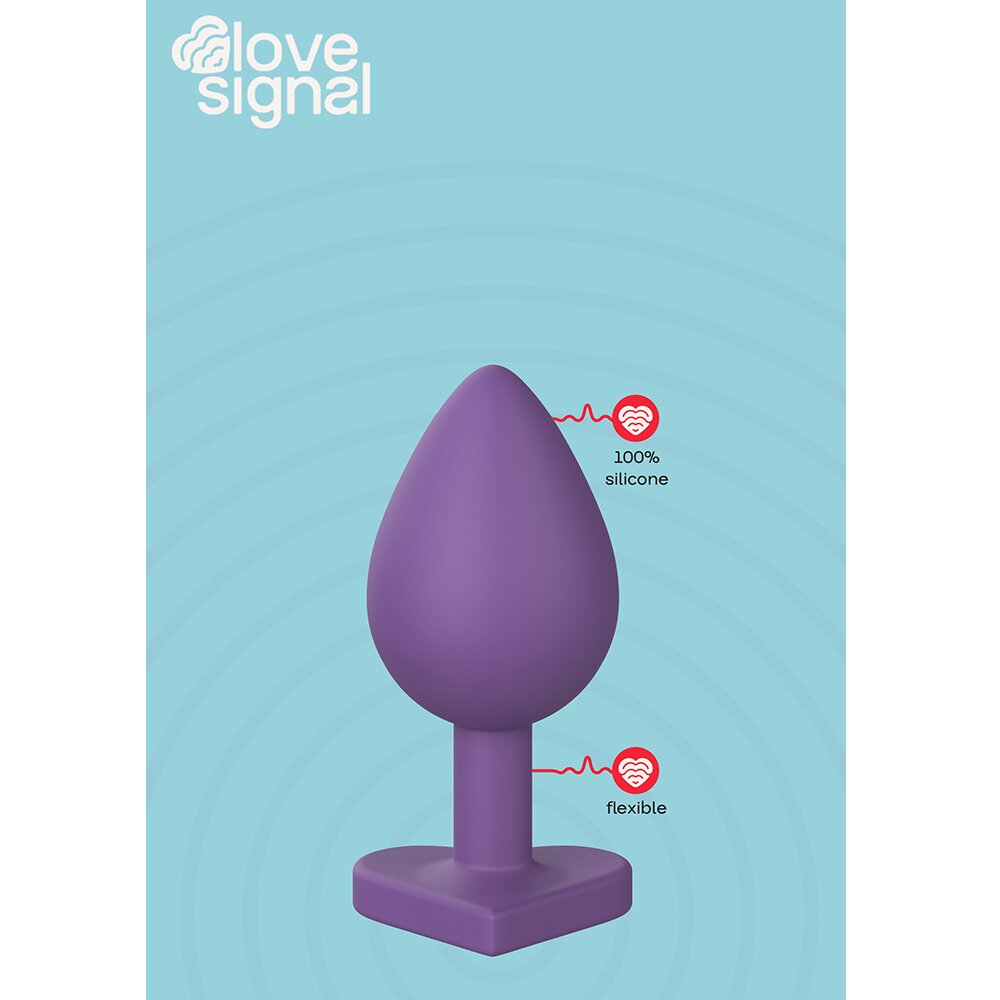 3.4cm Ø Heart Butt Plug Large Love Signal 11.0cm Dream Toys