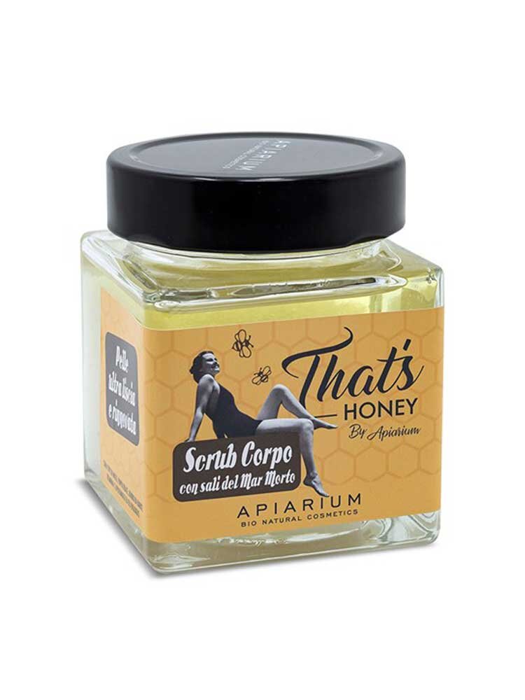 Body Scrub That's Honey με άλατα νεκράς θάλασσας 410gr Apiarium