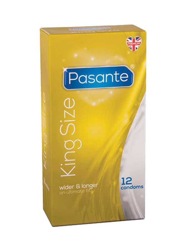 King Size Condoms 12 pack Pasante