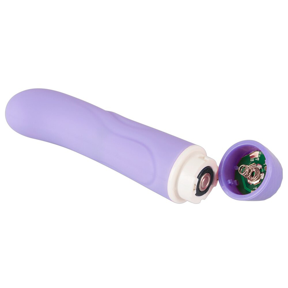 12.4cm Mini G-Spot Silicone Vibrator Purple Sweet Smile Orion