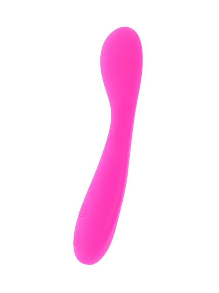 17.5cm Moressa Druso Premium Silicone Vibrator Pink DreamLove