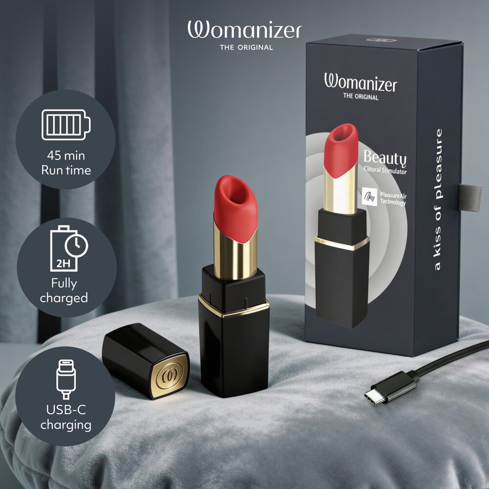 12.7cm Beauty Lipstick Clitoral Stimulator by The Original Womanizer
