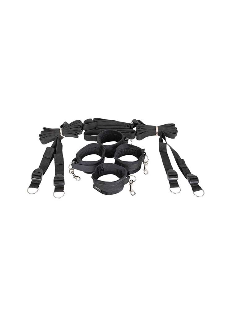 Under the Bed Restraint System Black by Sportsheets