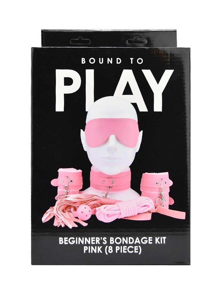 Beginner's Bondage Kit Pink (8 Piece) by Loving Joy