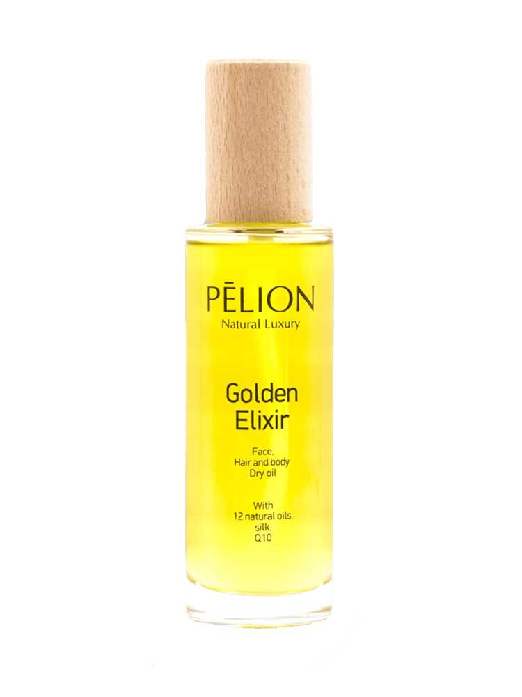 Golden Elixir Μεταξένιο λάδι για σώμα και μαλλιά 100ml P for Pelion