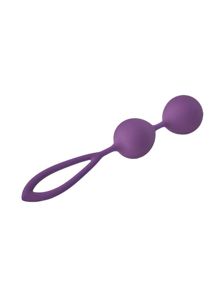 Flirts Double Kegel Silicone Balls Purple by Dream Toys