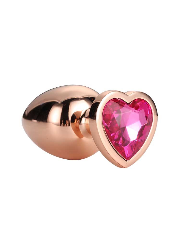 Gleaming Love Rose Gold Heart Large by Dream Toys