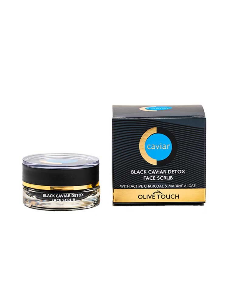 Black Caviar Detox Face Scrub Caviar Luxury Collection 15ml Olive Touch