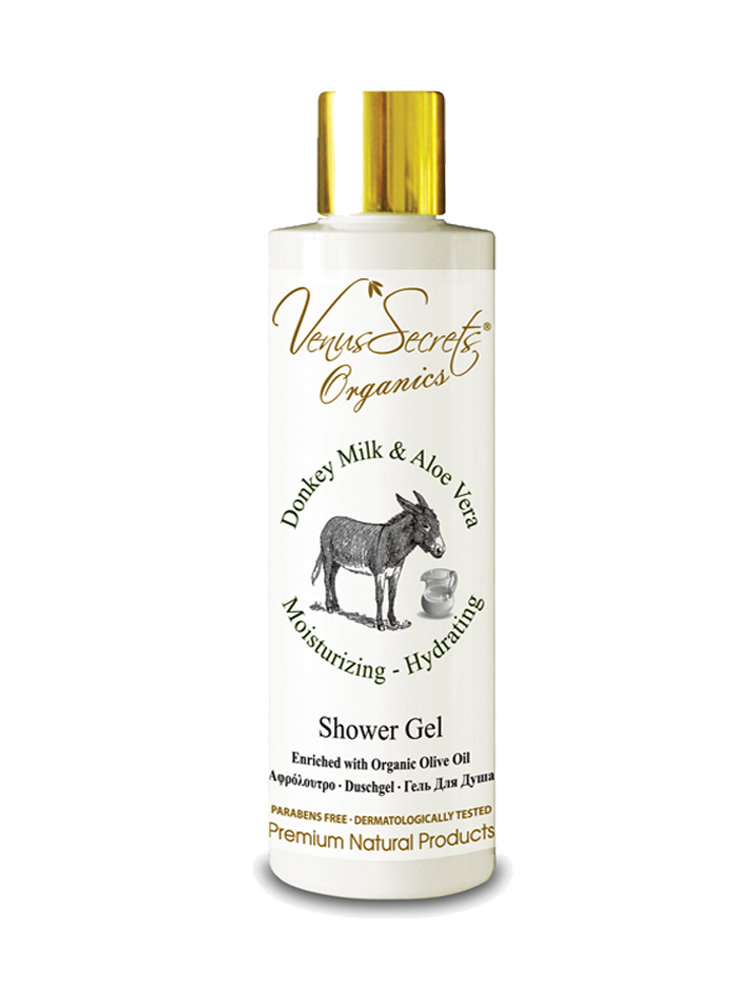 Shower Gel with Donkey Milk and Aloe Vera by Venus Secrets Organics