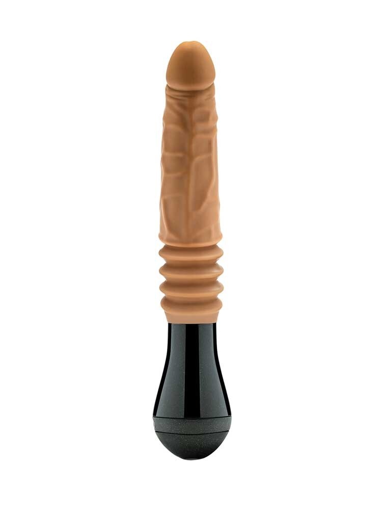 27.5cm Dr Arthur Realistic Thrusting Vibrator Vanilla Dr Skin Blush Novelties