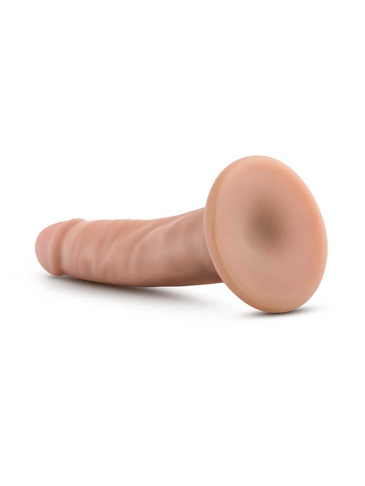 13.9cm Dr Skin Realistic Dildo with Balls Vanilla Blush Novelties