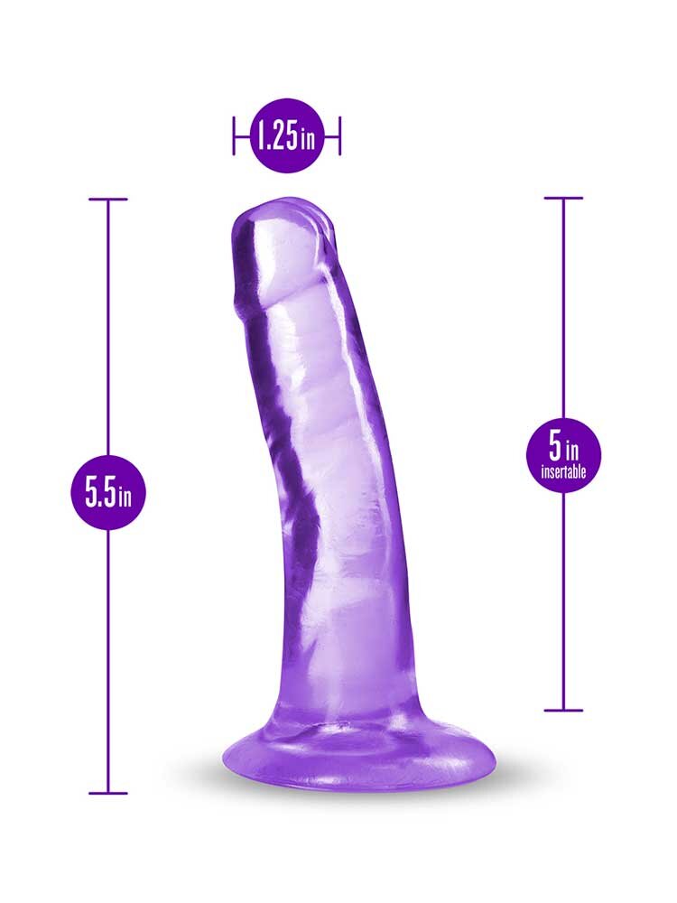 13.9cm B-Yours Hard & Happy Small Dildo Purple Blush Novelties