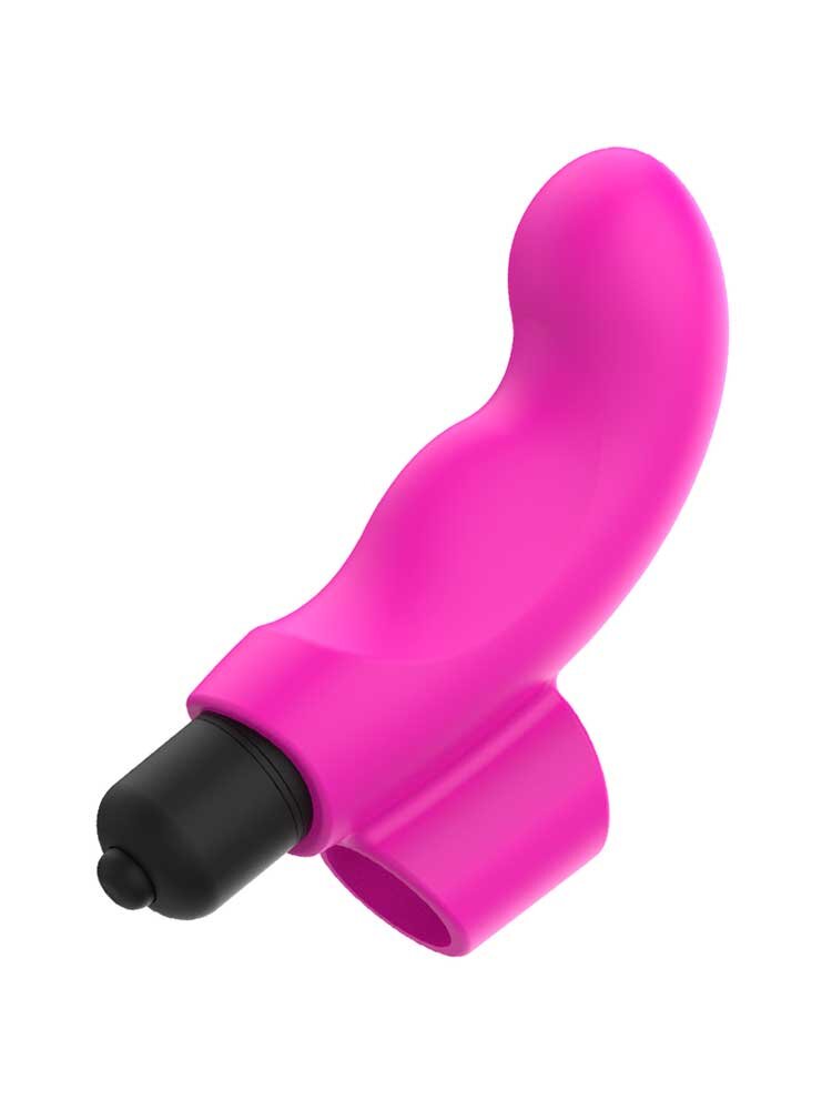OHMama! Thimble Finger Clitoral Vibrator Neon Pink DreamLove