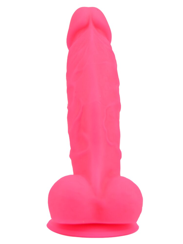 20.0cm Liquid Silicone Realistic Dildo Pink Loving Joy