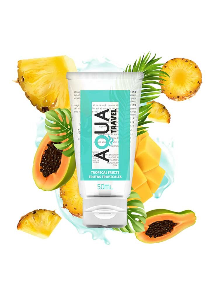 Tropical Fruits Aqua Travel Waterbased Lubricant (Υδατοδιαλυτό) 50ml DreamLove