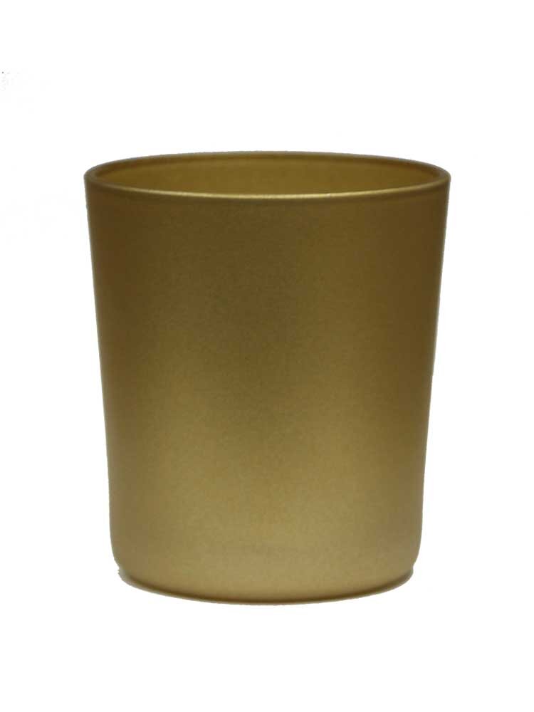 Ποτήρι Γυάλινο για Κερί - Χρυσό 200ml