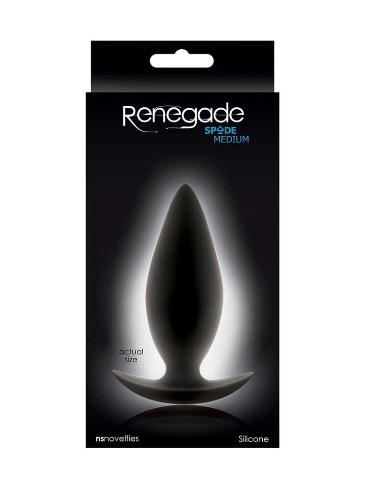 Renegade Spades Medium Plug 10cm by NS Novelties