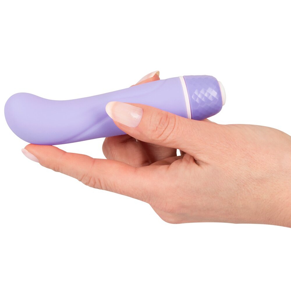 12.4cm Mini G-Spot Silicone Vibrator Purple Sweet Smile Orion