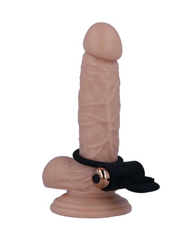 Woman Vibe Zeus Vibrating Cock Ring Black by DreamLove