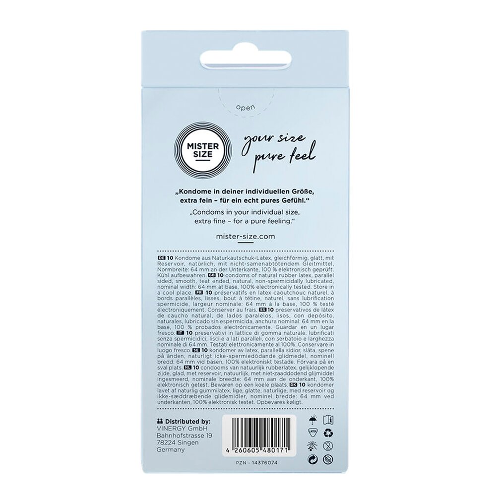 Προφυλακτικά  XXL 12 Pack (64mm) Mister Size