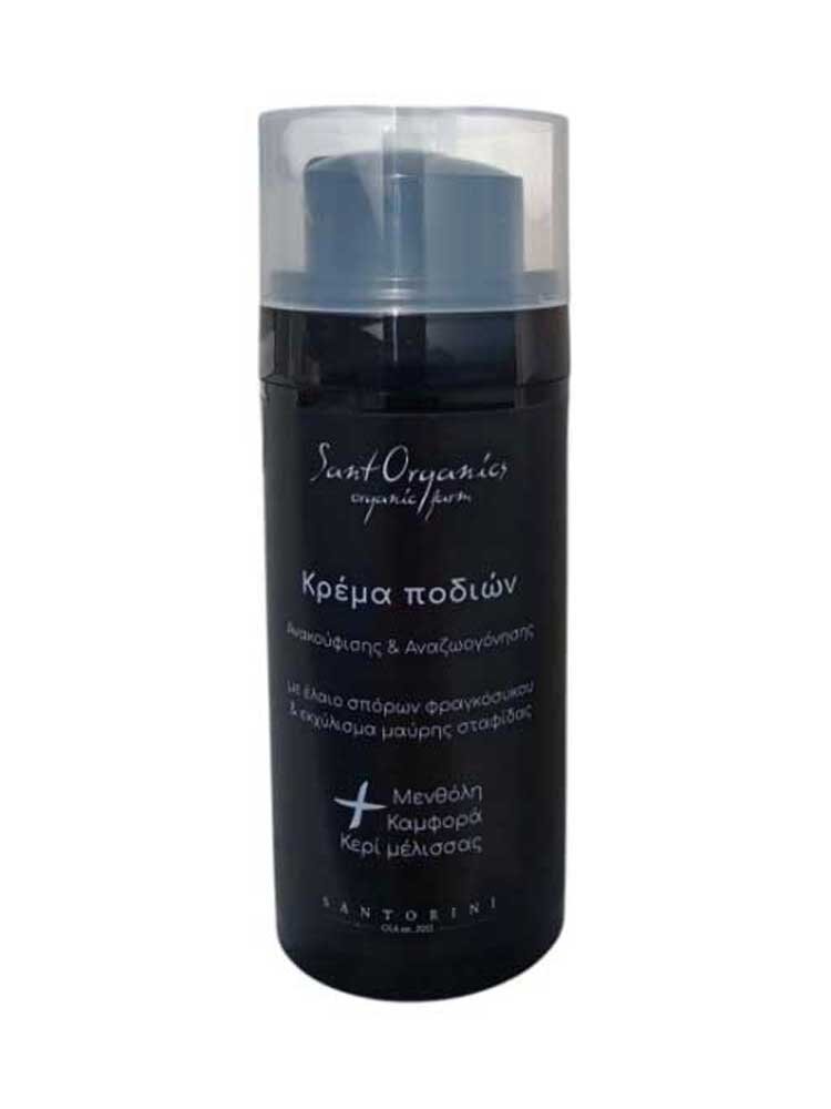 Κρέμα ποδιών Ανακούφισης & Αναζωογόνησης 100ml SantOrganics