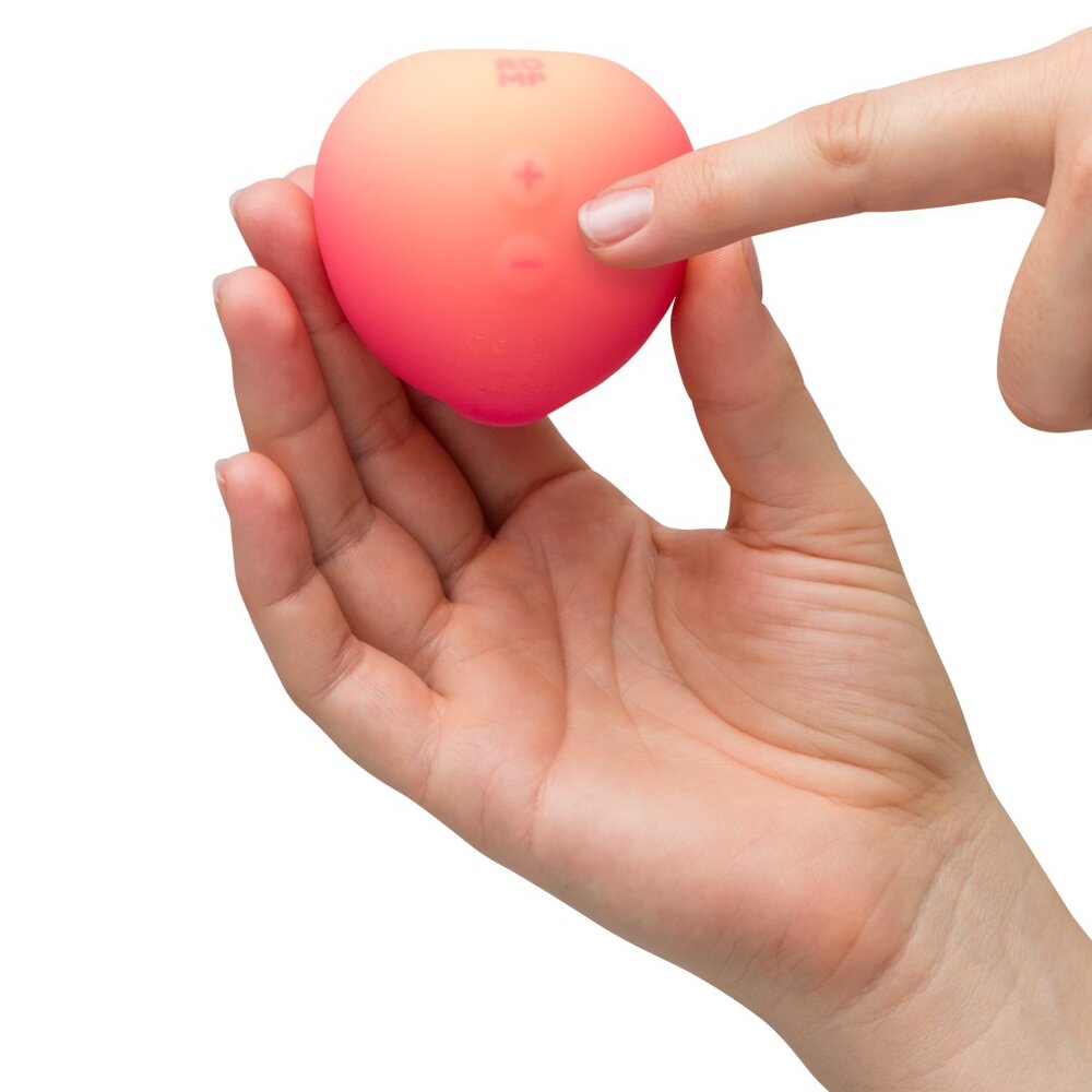 6.3cm Pink Peach Clitoral Stimulator 'Get Juicy' by Romp