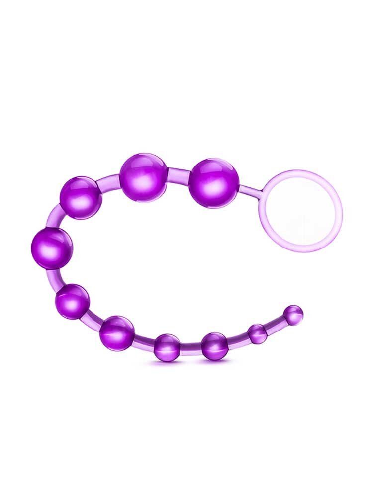 32.3cm B-Yours Basic Anal Beads Purple Blush Novelties