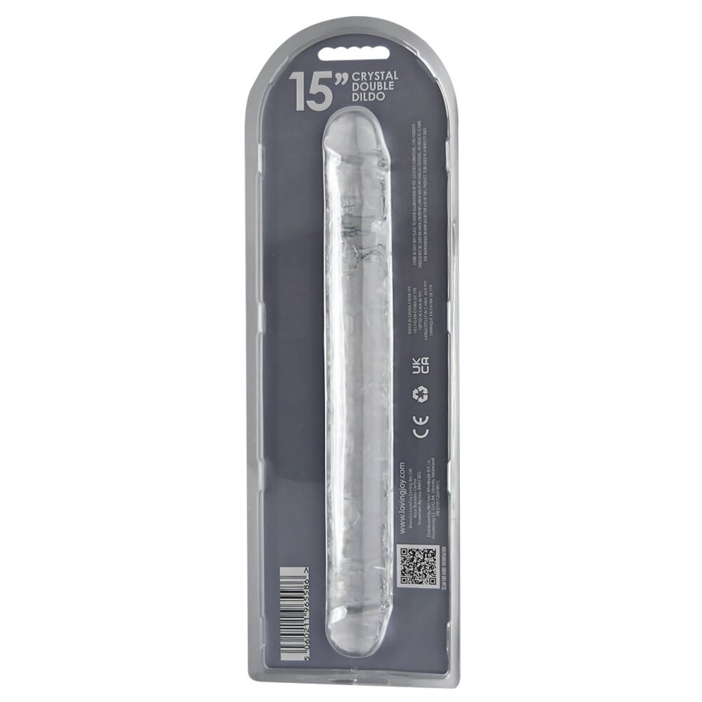 38.0cm Double Ended Dildo Clear Loving Joy