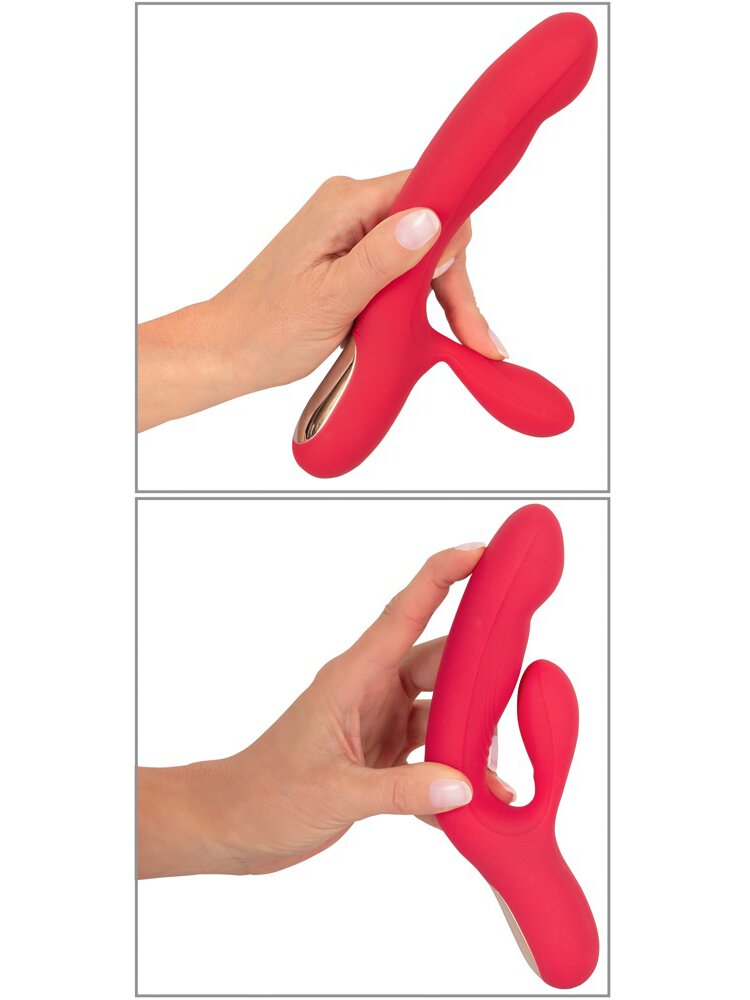 21.2cm Thumping Rabbit Silicone Vibrator Sweet Smile Orion