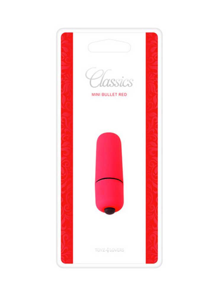 5.5cm Classic Mini Clitoral Bullet Red Toyz4Lovers