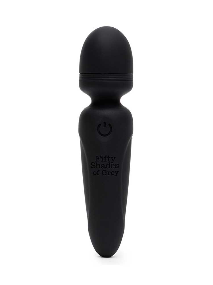 10.2cm Mini Wand Vibrator Black Fifty Shades of Grey